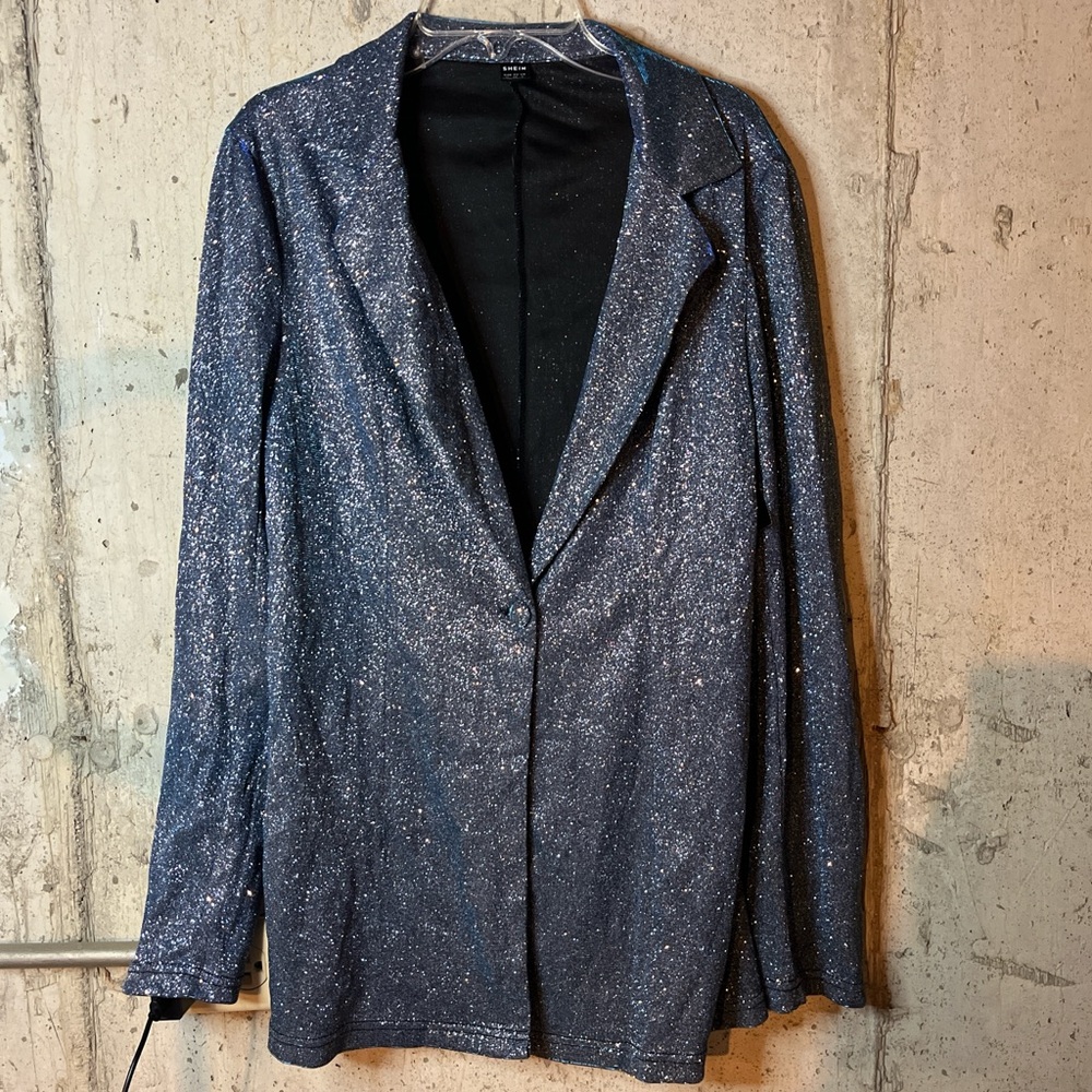 Navy Sparkly Blazer